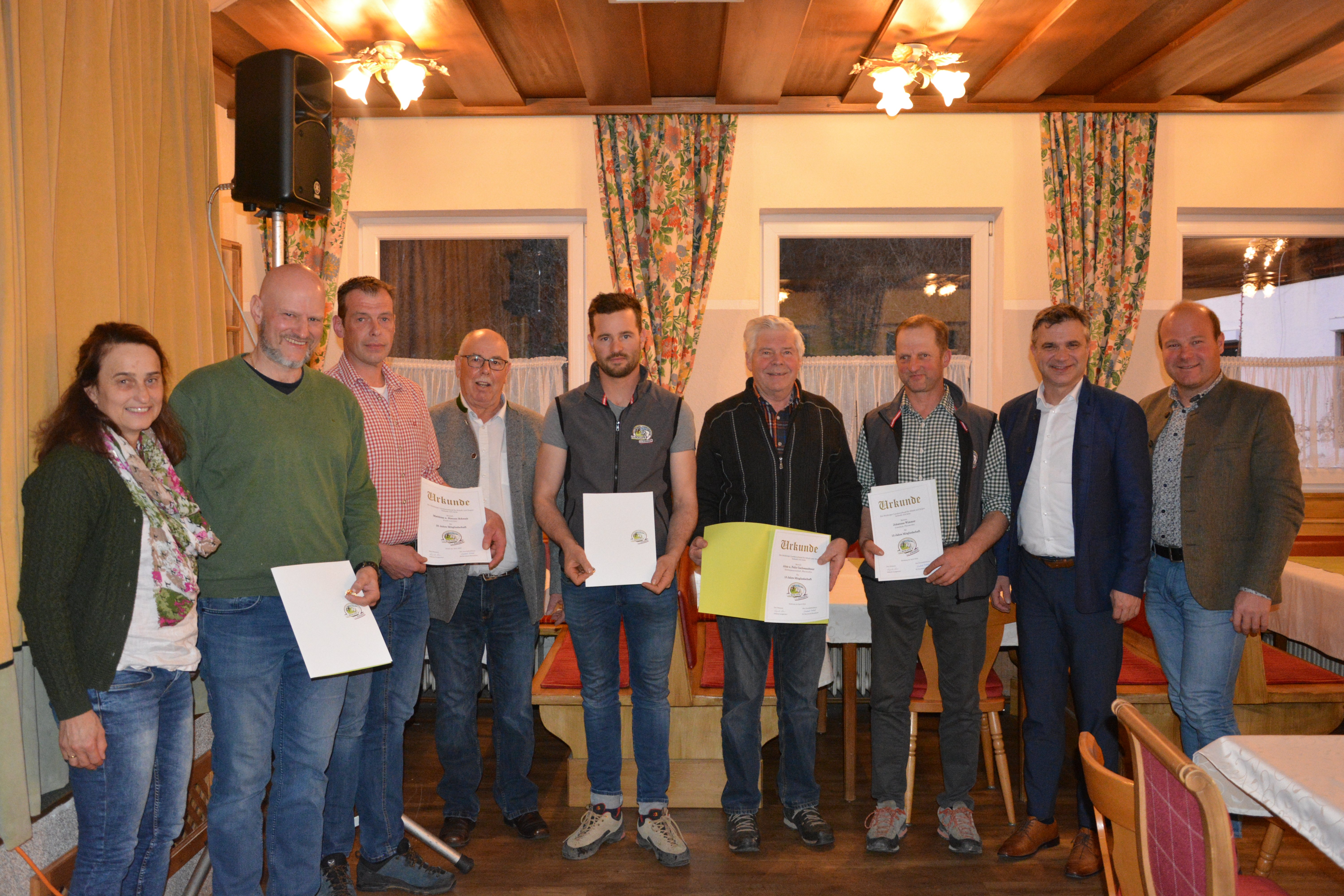15 Jahre Mitgliedschaft